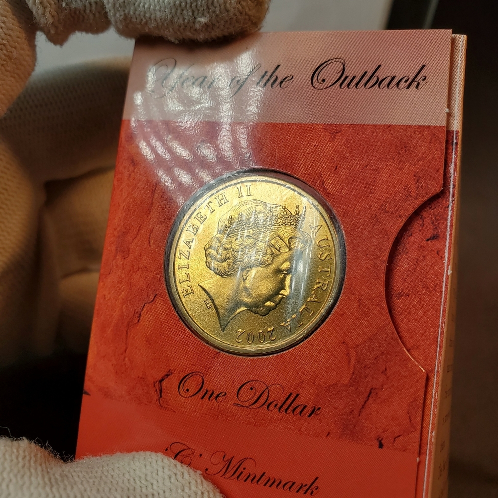 2002 Australian Year of the Outback $1 Uncirculated Coin